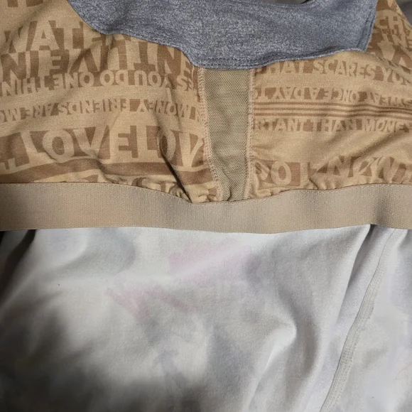 lululemon athletica Gray and Pink Floral Tank Top - Picture 6 of 7